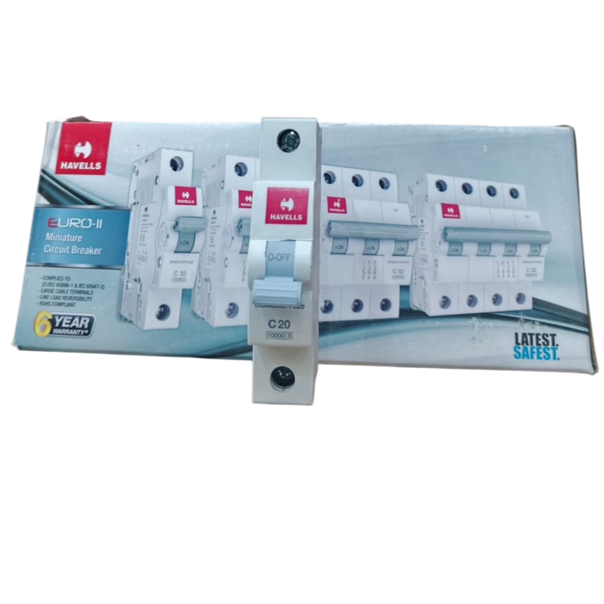 1Pole 20A Havells Breaker